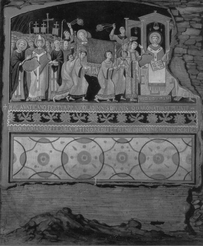 Ritorno delle Reliquie di S.Clemente nel 862 (acquerello di Ewing - 1863)