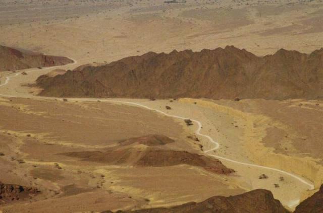 Panorama dalle montagne di Eilat