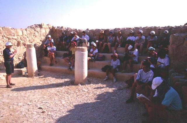 Nella sinagoga di Masada, riflettendo sulle diverse forme di messianismo presenti al tempo di Gesù