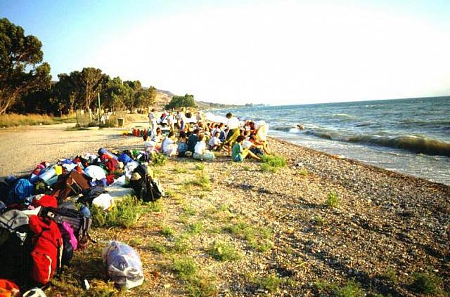 Campo sulle rive del lago di Galilea