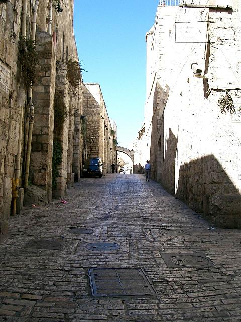 Un tratto della via Dolorosa