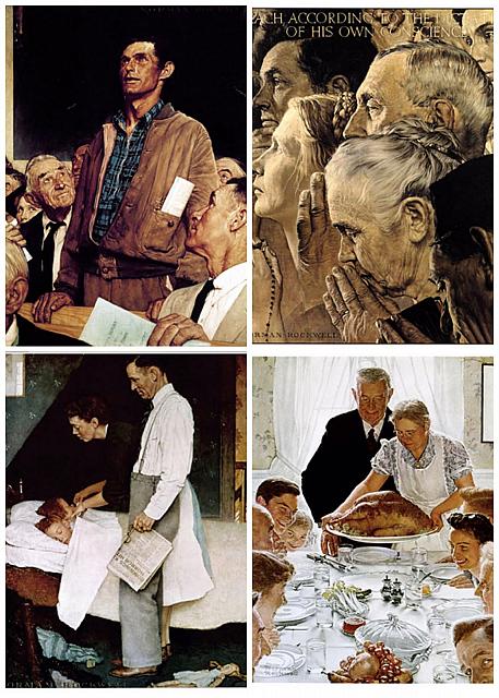 rockwell Four freedoms