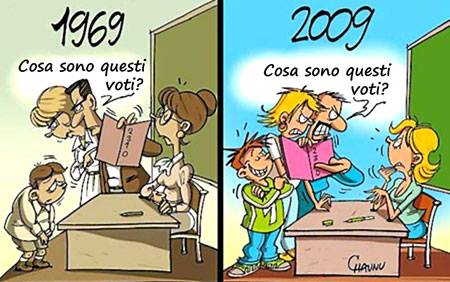 vignetta voti genitori figli professori