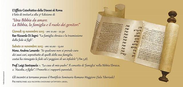 Bibbia un libro da mangiare III famiglia genitori