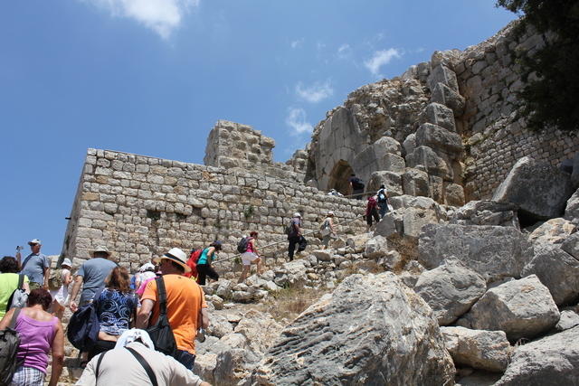 Castello di Nimrod, catechesi sulla conversione di Paolo sulla via di Damasco