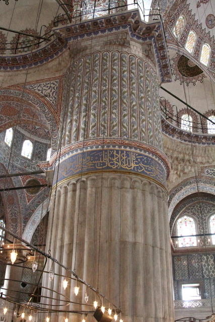 Moschea Blu, interni, Istanbul. Foto di Paolo Cerino