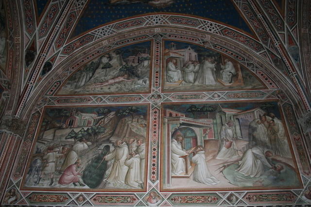 San Miniato, Spinello Aretino, Storie di San Benedetto, 5, 6, 11 e 12