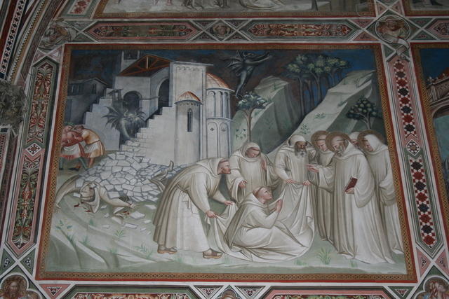 San Miniato, Spinello Aretino, Storie di San Benedetto, 9