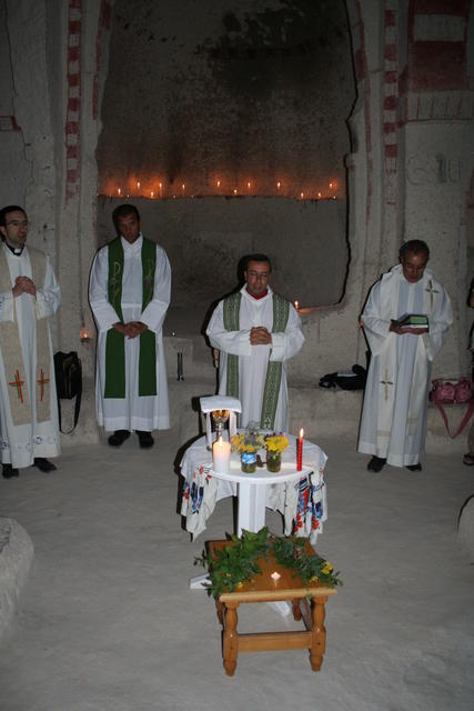 Valle di Göreme: Aynalı Kilise (clicca sull'immagine per leggere della teologia trinitaria dei padri cappadoci)