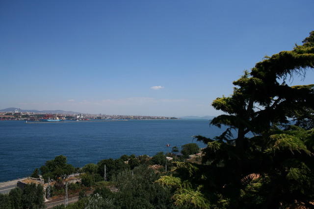 Panorama dal Palazzo di Topkapı verso Kadiköy-Calcedonia