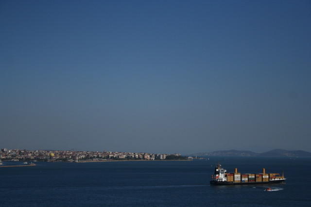 Panorama dal Palazzo di Topkapı verso Kadiköy-Calcedonia