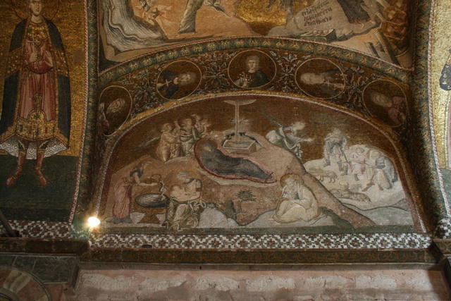 San Salvatore in Chora, esonartece, Natività