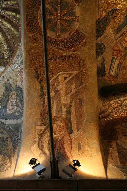 S.Salvatore in Chora, endonartece, l'abbraccio di Gioacchino ed Anna