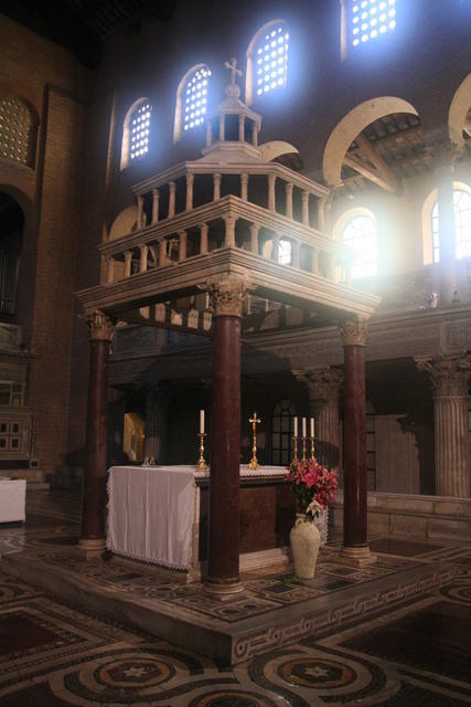 San Lorenzo fuori le mura: ciborio