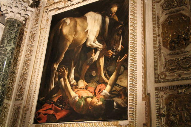 La conversione di San Paolo del Caravaggio