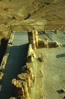 Masada: terrazza inferiore del Palazzo estivo di Erode il Grande