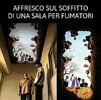 affresco soffitto stanza fumatori