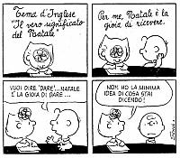 snoopy natale dare ricevere