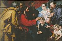 Antoon van Dijck, Lasciate che i bambini vengano a me, ca. 1618-1620, National Gallery, Ottawa, Canada