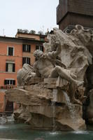 Gian Lorenzo Bernini, piazza Navona, Fontana dei quattro fiumi, il Rio della Plata (clicca per la spiegazione)