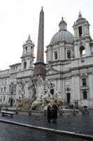 Gian Lorenzo Bernini, piazza Navona, Fontana dei quattro fiumi (clicca per la spiegazione)